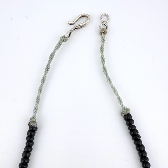 Vintage Handworked Silver Statement Necklace — No… - image 10