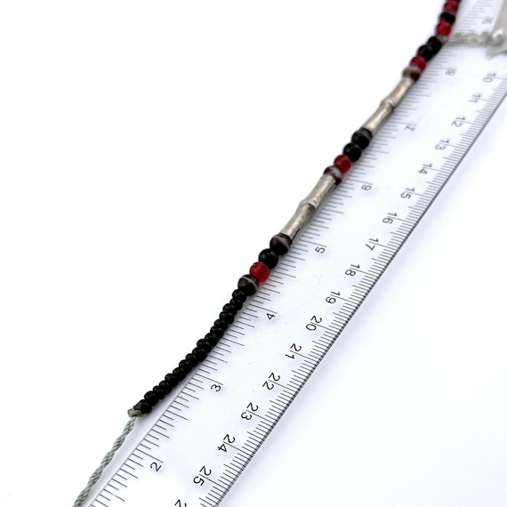 Vintage Handworked Silver Statement Necklace — No… - image 12