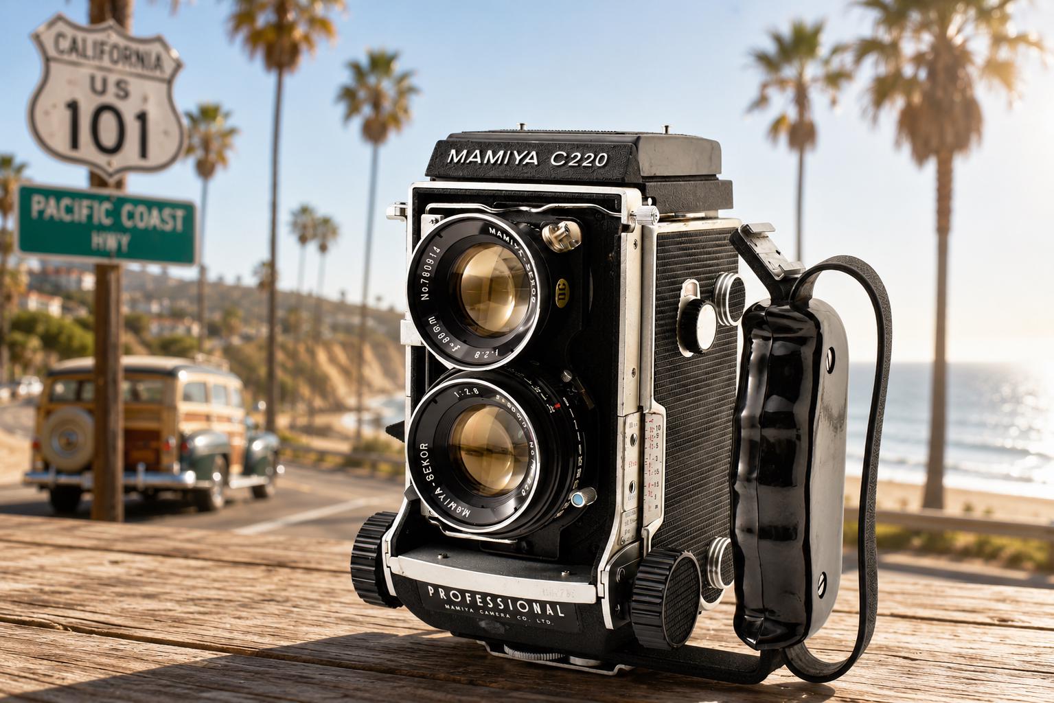 Tested Mamiya C220 Professional Blue Dot 120 Film Camera Medium