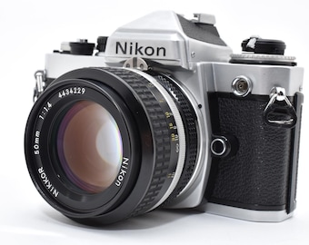 Nikon FE 35mm SLR Film Camera with Ai Nikkor 50mm f/1.4 Lens [Mint] Tested From Japan