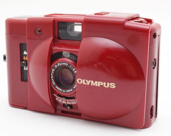 Super Sale! [EXC+5] Olympus XA2 Rare Red Point & Shoot 35mm Film Camera From JAPAN