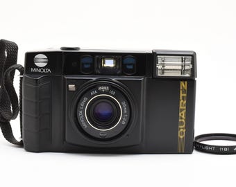 ¡Súper oferta! [En perfecto estado] Cámara de película Minolta AF-S QD de 35 mm, ideal para principiantes. Regalo perfecto para amantes de la fotografía analógica. Desde Japón.