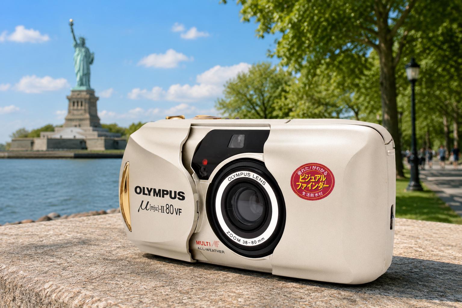 Olympus μ Mju II 80 VF [near Mint] Point & Shoot 35mm Film Camera
