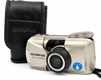 Olympus Mju II Zoom 35mm Point and Shoot Film Camera 38-80mm Stylus Epic Zoom 80 [Near Mint] Tested From Japan
