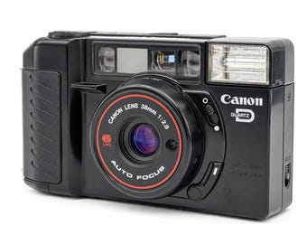 Canon AF35M ii Autoboy2 35mm Film Camera 38mm f/2.8 Lens [Near Mint] Tested From Japan