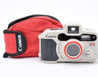 Canon Autoboy D5 Waterproof 35mm Point and Shoot Film Camera with Case [Mint with Case] Tested From Japan