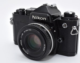 Nikon FE 35mm SLR Film Camera with 50mm f/1.8 Lens [Near Mint+++] Tested From Japan