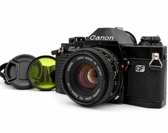 Canon AL-1 35mm SLR Film Camera New FD 50mm F1.8 [Near Mint+++] Tested From Japan