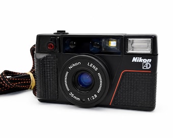 Nikon L35 AD2 Pikaichi 35mm Point and Shoot Film Camera [Near Mint+++] Tested From Japan