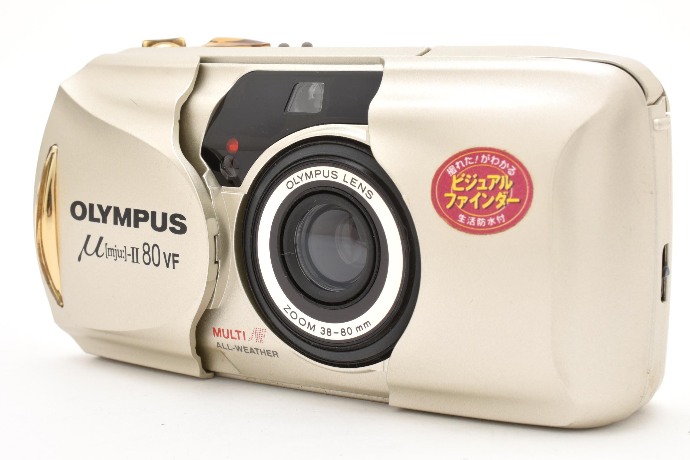 OLYMPUS μ[mju:]-II 80 VF Olympus μ Mju II 80 VF [near Mint] Point & Shoot 35mm Film Camera