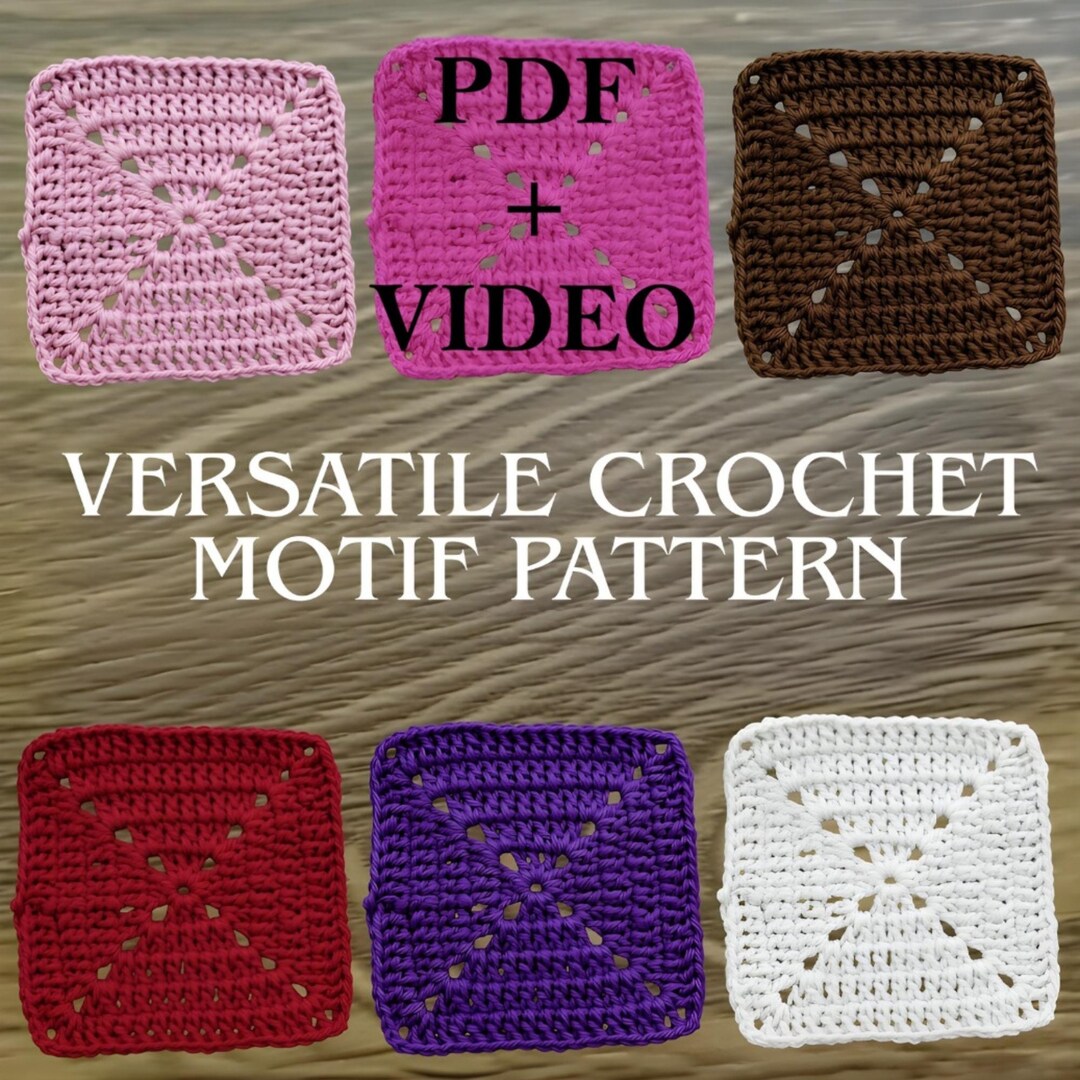 Expandable Granny Square Crochet Pattern + Video Guide | Beginner ...