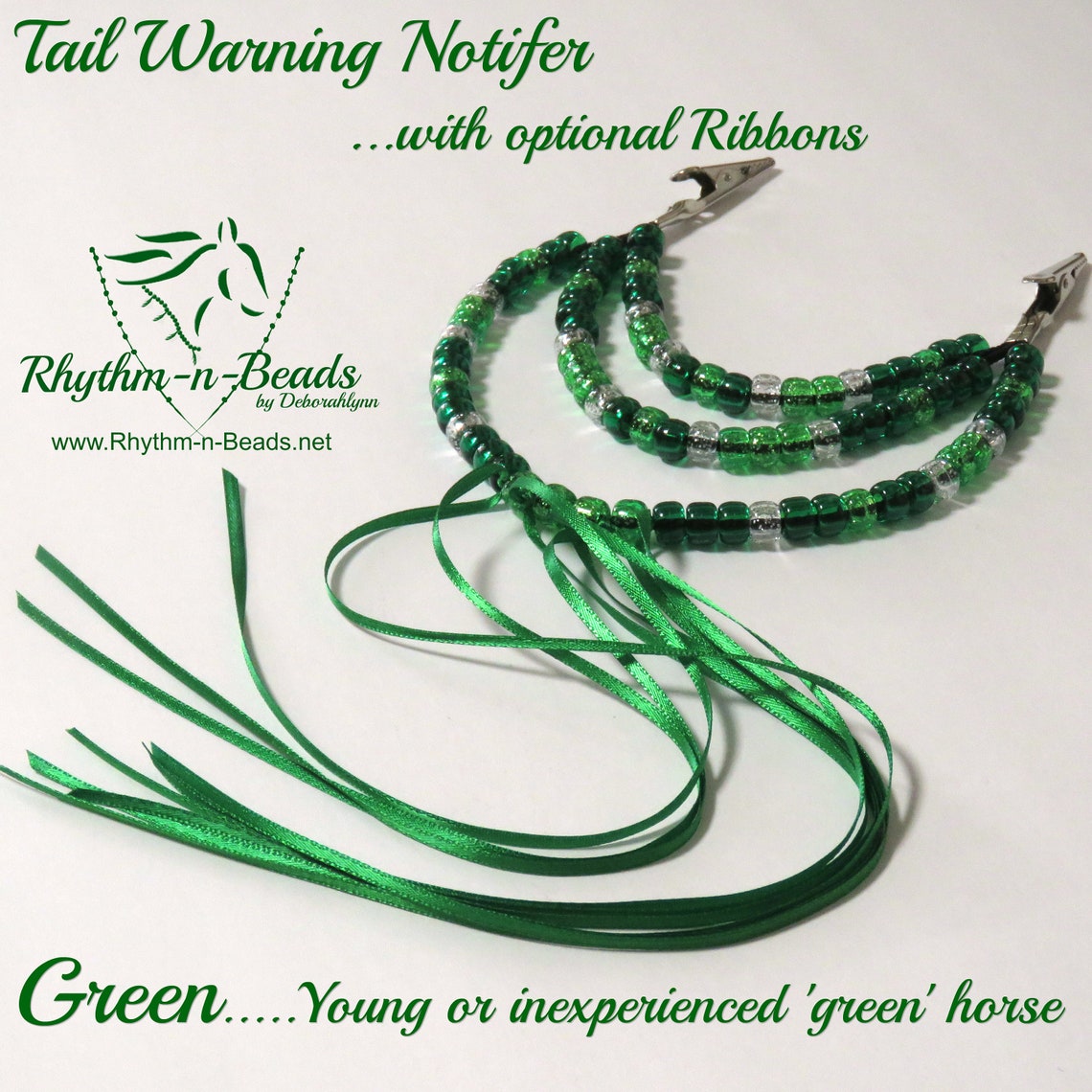 TAIL RIBBONS for Horses Tail WarningHorse Tail Beads Tail Etsy