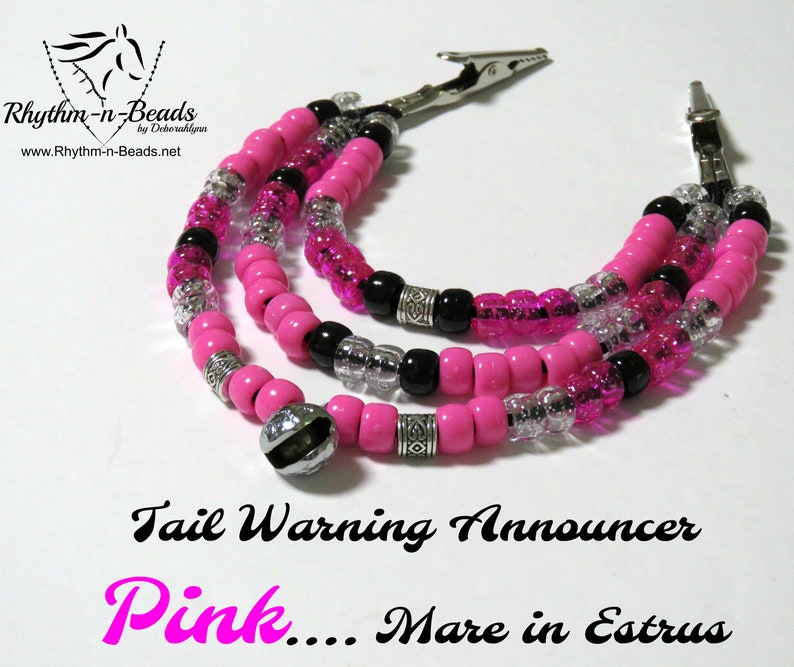 TAIL RIBBONS for Horses Tail WarningHorse Tail Beads Tail Etsy