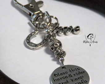 Horse Bridle Charm, Custom word Charm,horse tack, horse bridle decoration