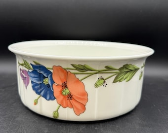 Villeroy & Boch Amapola 8' Souffle Casserole Round Bake Baking Vegetable
