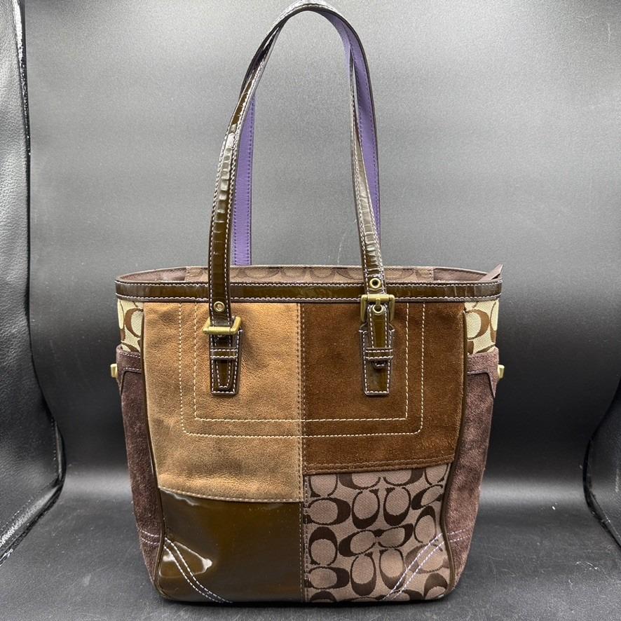 Vintage Coach Suede - Etsy Canada