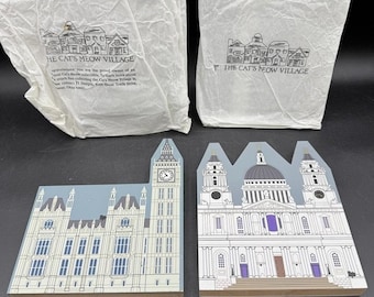 Serie Vtg The Cat's Meow London Casas del Parlamento Catedral de San Pablo '95