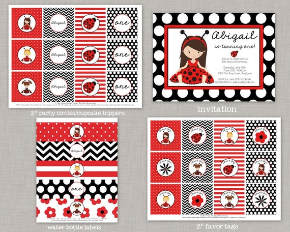 Ladybug Birthday, Ladybug Birthday Decorations, Ladybug Party, Little Lady Il_570xn