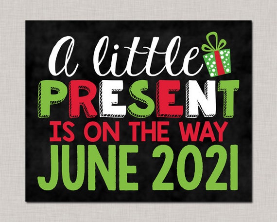 Christmas Pregnancy Announcement Sign, Christmas Pregnancy Announcement Poster, Pregnancy Announcement Chalkboard,Christmas Pregnancy Reveal Il_570xn