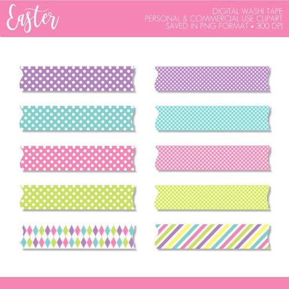 BUY 2 GET 1 FREE! Easter Washi Tape,Easter Digital Washi Tape,Washi Tape Clip Art,Digital Washi Tape,Digital Planner Stickers,Planner Il_570xn