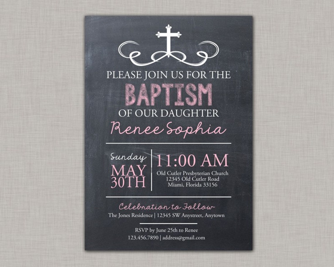 Baptism Invitation Twins Baptism Joint Baptism Siblings Etsy