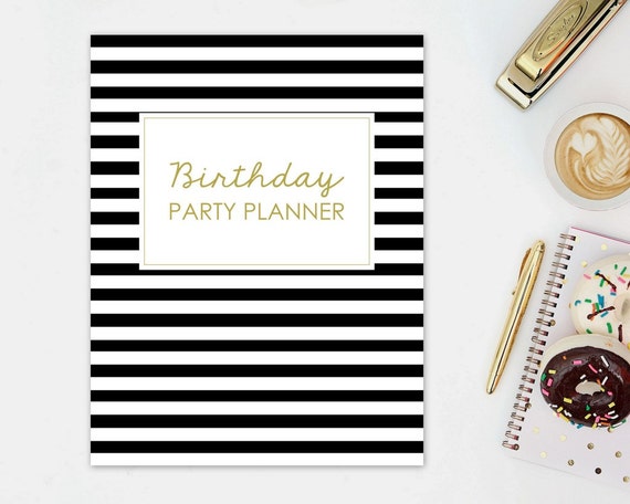 Party Planner, Event Planner, Birthday Party Planner, Baby Shower Planner, Printable Il_570xn