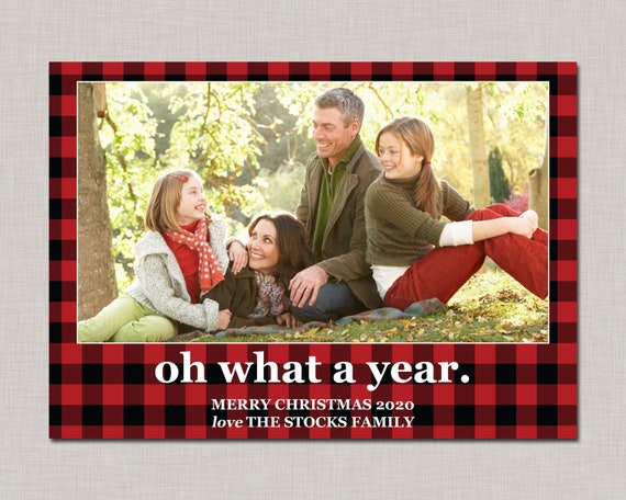 Oh What a Year Christmas Card,Oh What a Year Christmas Photo Card,Funny Christmas Card Photo,2020 Christmas Card,Covid2020 Christmas Cards Il_570xn