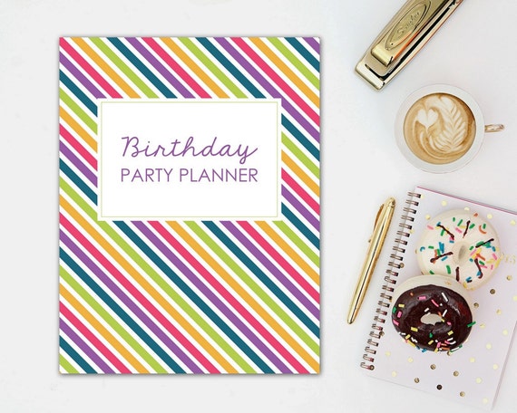 Party Planner, Event Planner, Birthday Party Planner, Baby Shower Planner, Printable Il_570xn