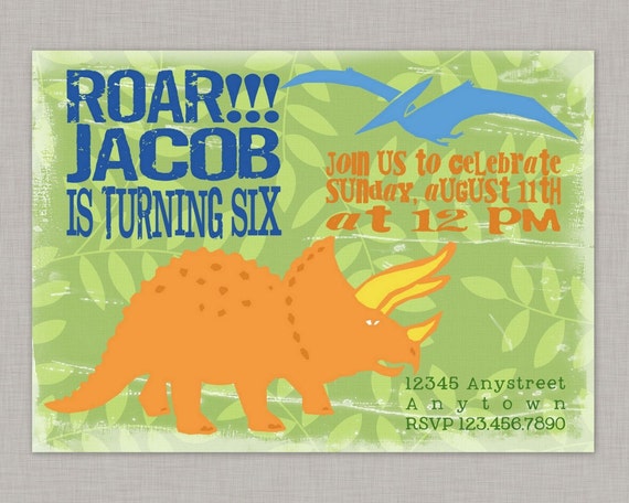 Dinosaur Invitation,Dinosaur Invite,Dinosaur Birthday Invitation,Dinosaur Birthday Invitation Printable,Dinosaur Birthday,Dinosaur Party Il_570xn