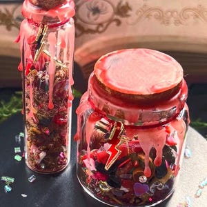 Intimacy Spell Jar | Passion, Desire, Romance & Connection Intention Jar image 1