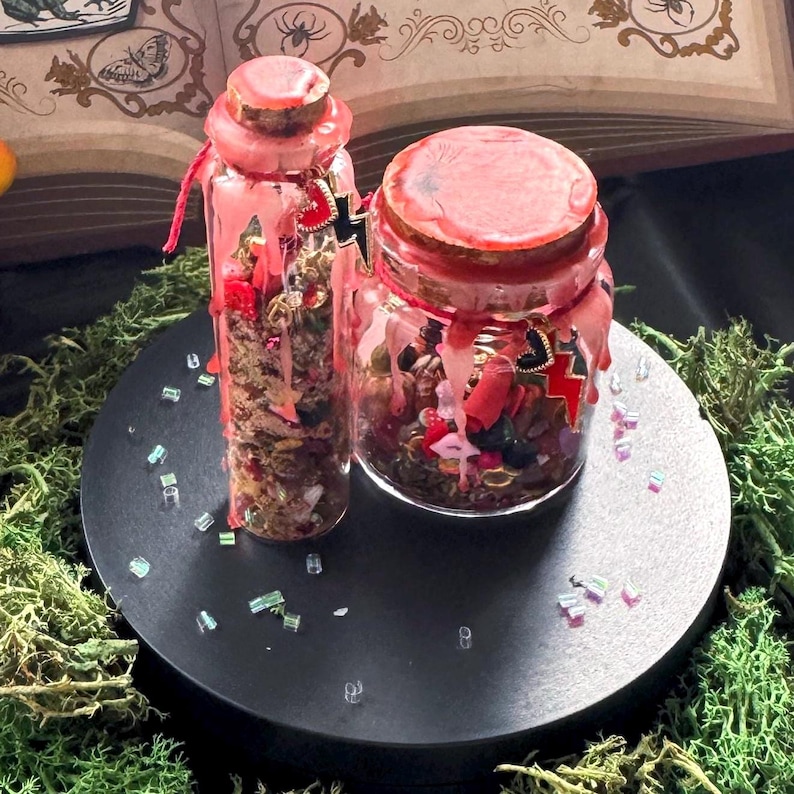 Intimacy Spell Jar | Passion, Desire, Romance & Connection Intention Jar image 3