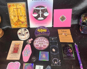 Dierenriem cadeauzakje | Op astrologiekristal tarot geïnspireerde horoscoopset