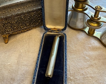 Victorian 9ct Gold Propelling Pencil With Carnelian Seal End for