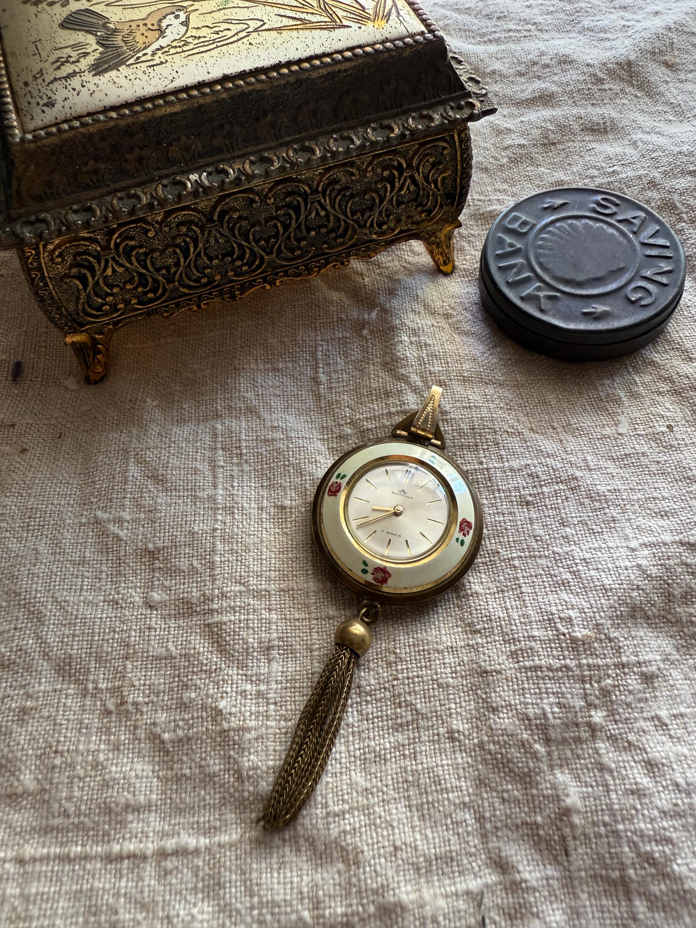 Vintage Bucherer Swiss Ladies Pendant Watch - Etsy