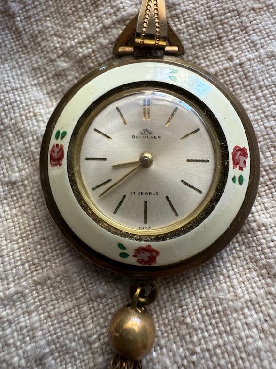 Vintage Bucherer Swiss Ladies Pendant Watch - Etsy