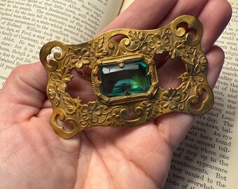 Antique Fishel, Nessler & Co Art Nouveau Sash,belt Buckle  display picture 1