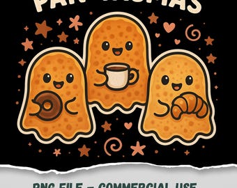 Pantasmas PNG, Pan-tasmas Png, Divertente Pantasmas Fantasma Pan Dulce Png, Halloween Messicano Png, Messicano Conchas Fantasma Png, Halloween Conchas Png