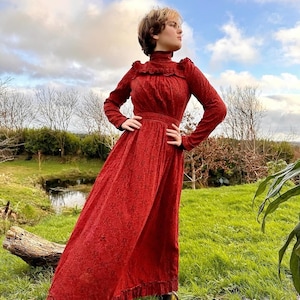 paisley red dress Paisley Maxi Dress  POSH STYLE
