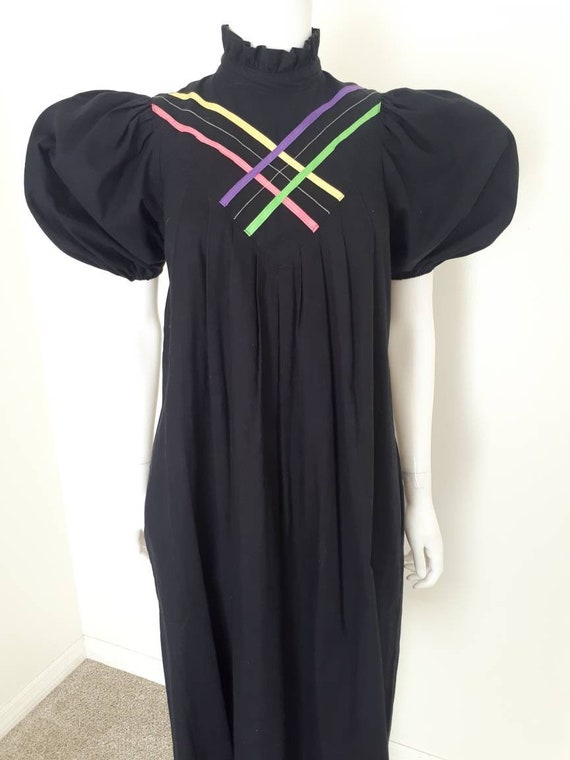Antique Vintage 1970's does Victorian Cotton Neon