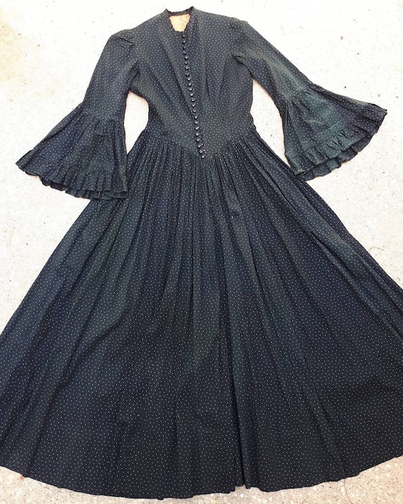 Rare Antique Victorian Calico Prairie Pioneer Chor