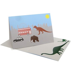 Panic on the streets of London (A6 greeting card)