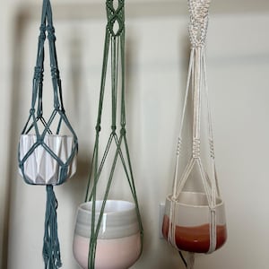 Large Handmade Macramé Plant Hanger, Customizable Macramé