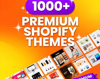 1000+ Shopify Themes Bundle, E-Kommerz Website Vorlagen (Digitaler Download)