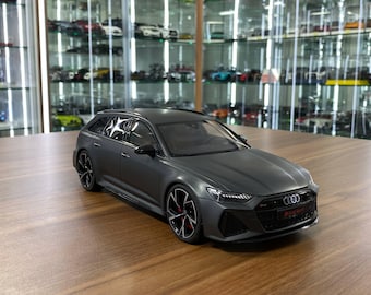 GT Spirit 1:18 Mercedes-Benz AMG C63s S205 T-Modell 2015 White Resin Model Car | Mercedes Benz Collectible | Custom License Plate