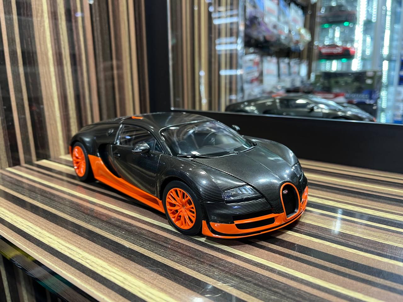 Autoart Bugatti Veyron 16.4 Super Sport Diecast Model Car | Black