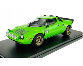 1975 Lancia Stratos HF groen 1:24 diecast rallymodelauto, Whitebox Collector Replica