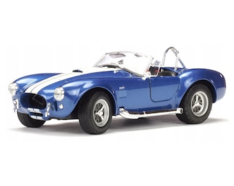 1962 Shelby Cobra 260, the First Cobra, Exoto, Unpainted Aluminum