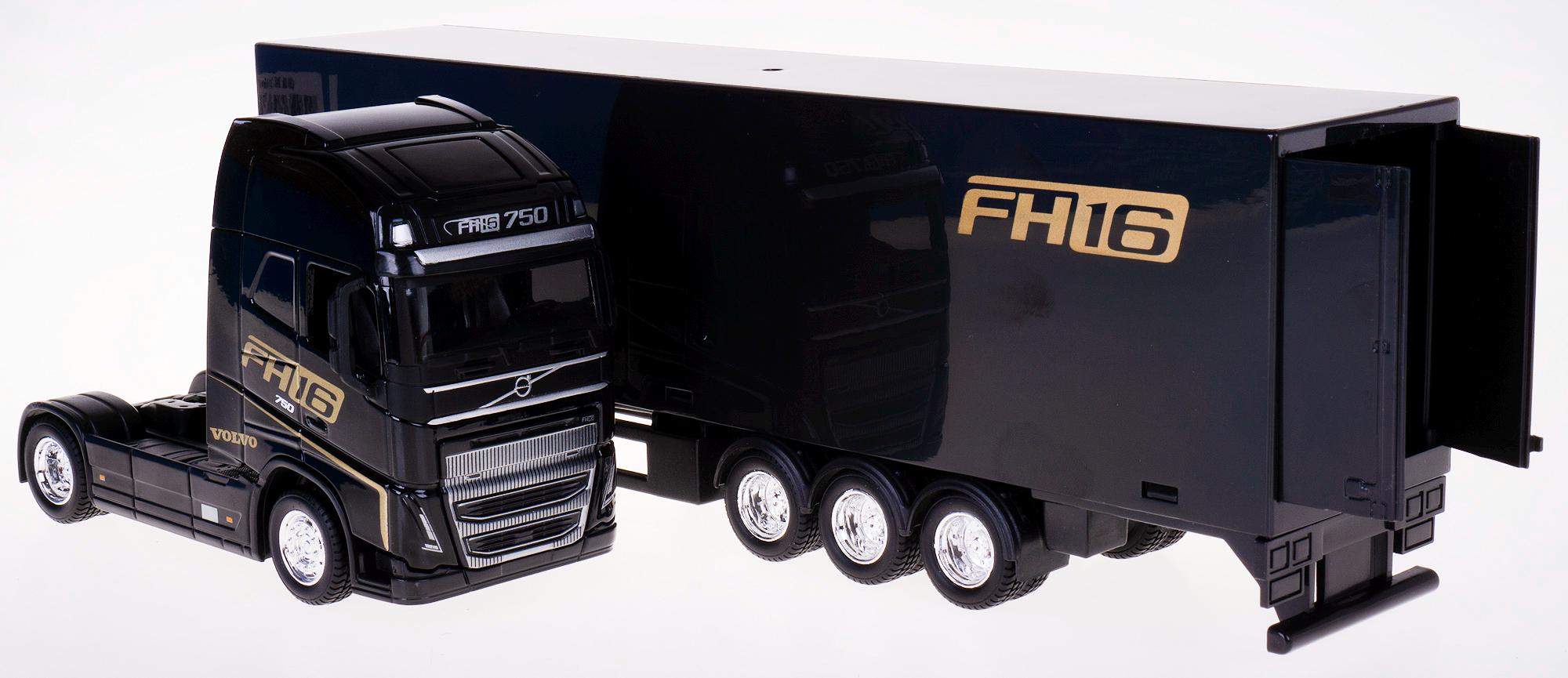 Bburago Volvo FH16 Globetrotter 750 XXL Black Diecast Model