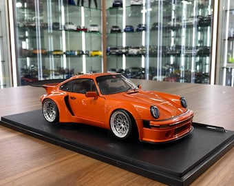 1/18 Diecast Solido Porsche KS-R 2022 Orange | Porsche Collectible | Custom License Plate | Gift for Car Lovers