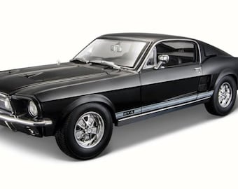 1967 Ford Mustang GT 1:18 Diecast Model Car (Custom Plates) Custom Order